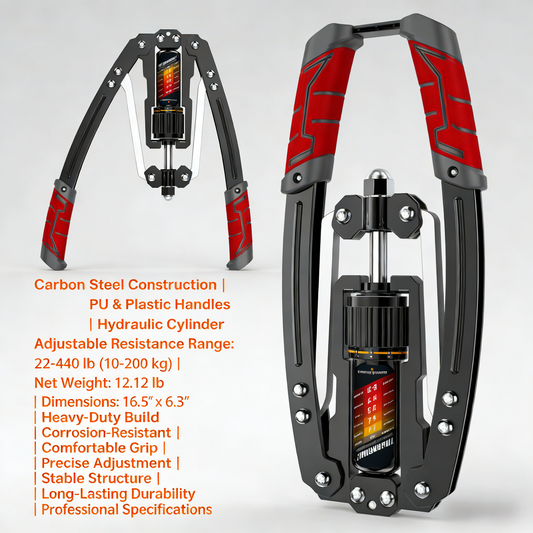 Adjustable Hydraulic Grip Trainer for Forearm & Full-Body Strength