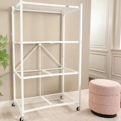 NO ASSEMBLY REQUIRED! 360° Rotating Storage Rack for Effortless Organization